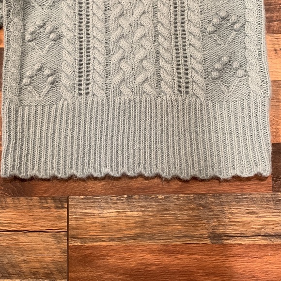 LoveShackFancy Vyoma sweater - Sparkling Brook Blue - alpaca/acrylic blend - Picture 6 of 9